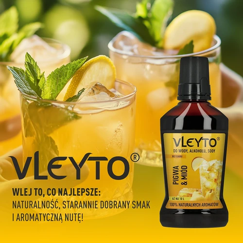 VLEYTO Kvæde & Honning – smagsessens med naturlige aromaer, 250 ml - 6