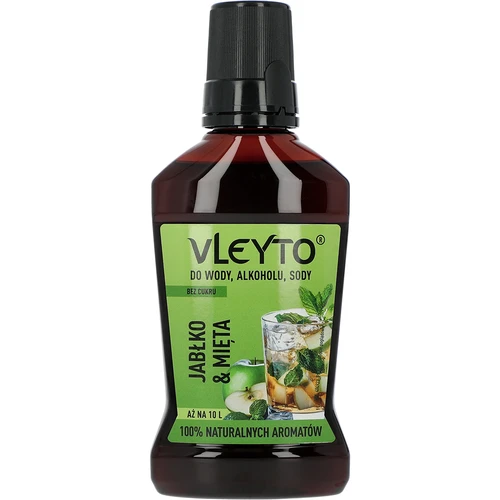 VLEYTO Mynte & Æble – smagsessens med naturlige aromaer, 250 ml