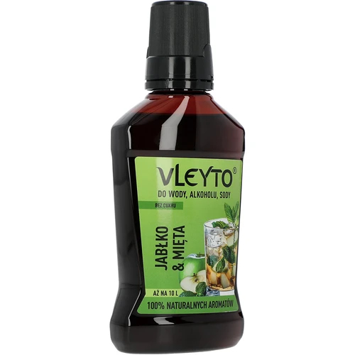 VLEYTO Mynte & Æble – smagsessens med naturlige aromaer, 250 ml - 3