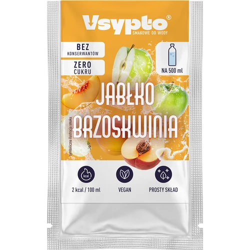 Vsypto Æble Fersken - pakke 15 x 3 g - 5