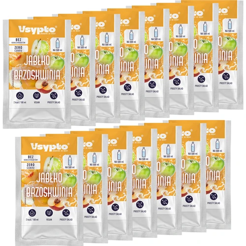 Vsypto Æble Fersken - pakke 15 x 3 g - 4
