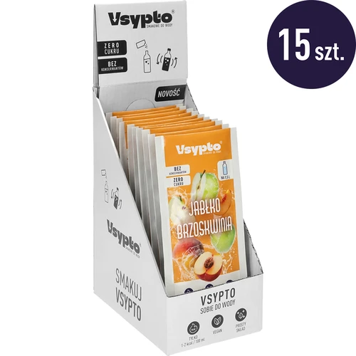 Vsypto Æble & Fersken – sæt 15 x 9 g - 2