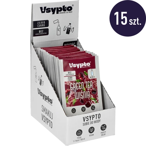 VSYPTO Green Tea Kirsebær, 3 g - 10