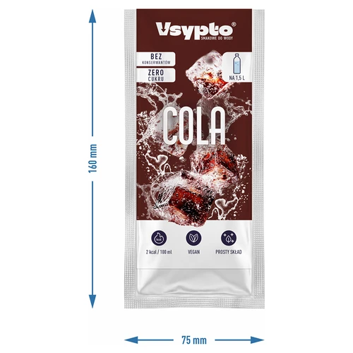 VSYPTO med colasmag - smagspulver til vand, 9 g - 4