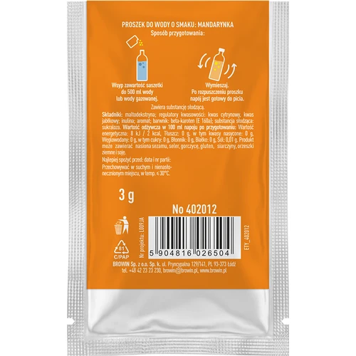 VSYPTO med mandarinsmag, 3 g - 3
