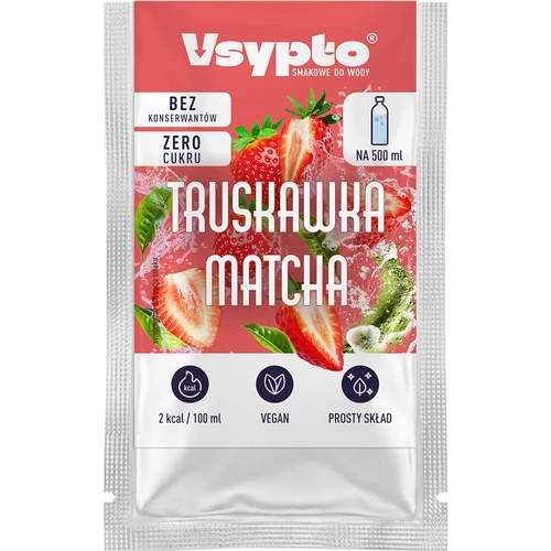 VSYPTO med smag af Jordbær & Matcha, 3 g - 2