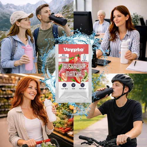 VSYPTO med smag af Jordbær & Matcha, 3 g - 8