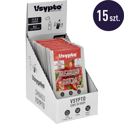 VSYPTO med smag af Jordbær & Matcha, 3 g - 10
