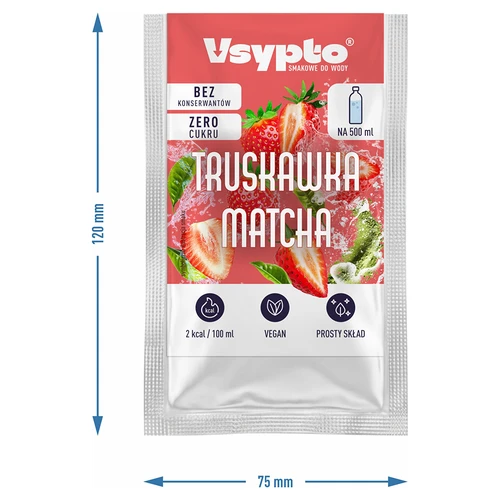 VSYPTO med smag af Jordbær & Matcha, 3 g - 4