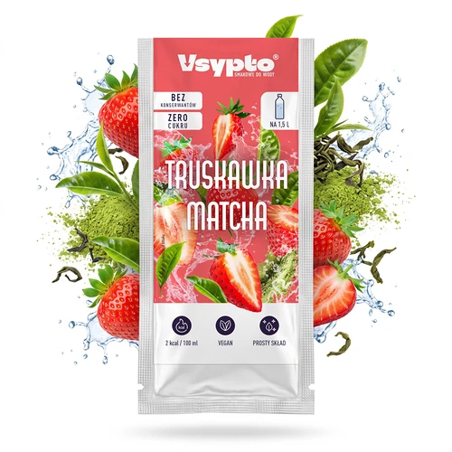 VSYPTO med smag af Jordbær & Matcha, 9 g