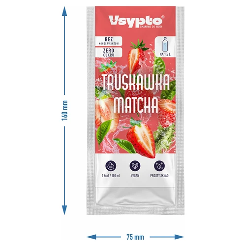 VSYPTO med smag af Jordbær & Matcha, 9 g - 4