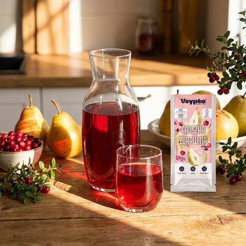 VSYPTO med smag af pære og tranebær, 9 g - 9