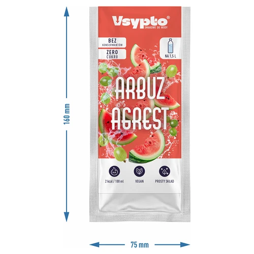 VSYPTO med smag af vandmelon og stikkelsbær, 9 g - 4