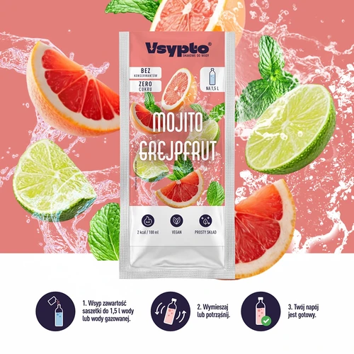 VSYPTO med smagen Mojito Grapefrugt, 9 g - 6