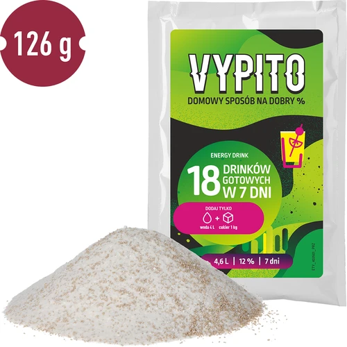 VYPITO 12%, pose til 18 drinks - energidrik, 126 g - 3