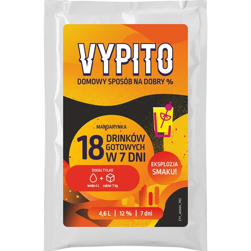 VYPITO 12 %, pose til 18 drinks - Mandarin, 126 g