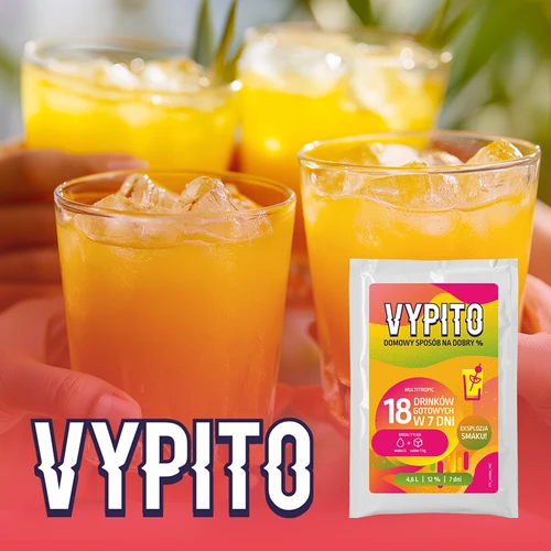 VYPITO 12 %, pose til 18 drinks – Multitropic, 126 g - 6