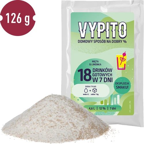 VYPITO 12 %, pose til 18 drinks – Mynte-Lime, 126 g - 3